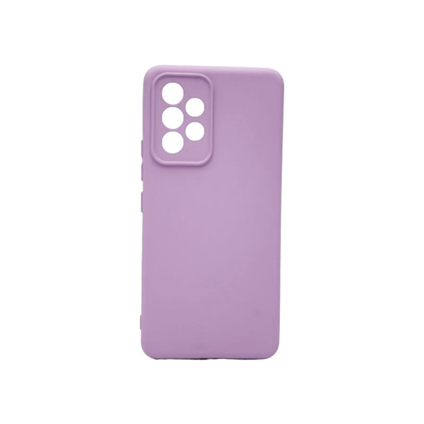 Θήκη Πλάτης Σιλικόνης Soft για Samsung Galaxy A52/A52S - Χρώμα: Απαλό Λιλά