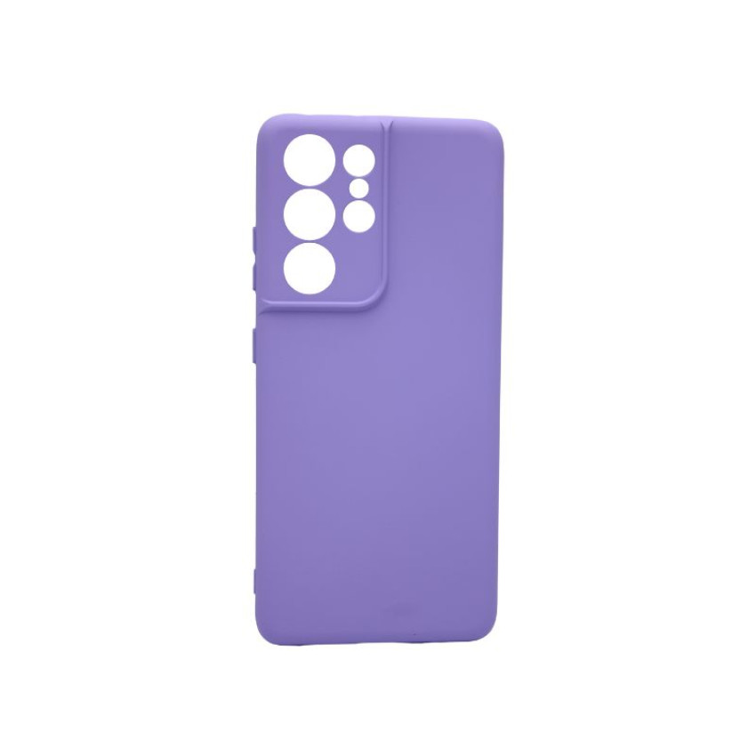 Θήκη Πλάτης Σιλικόνης Soft για Samsung Galaxy S24 Ultra - Χρώμα: Μωβ