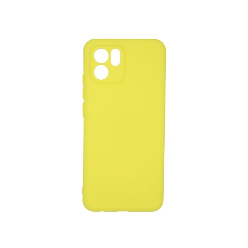 Θήκη Πλάτης Σιλικόνης Απλή για Xiaomi Redmi A1 - Χρώμα: Κίτρινο