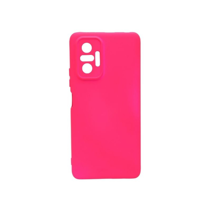 Θήκη Πλάτης Σιλικόνης Soft για Xiaomi Redmi Note 10 Pro 4G - Χρώμα: Φούξια
