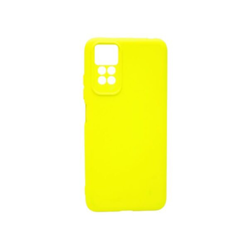 Θήκη Πλάτης Σιλικόνης Soft για Xiaomi Redmi Note 11 Pro - Χρώμα: Κίτρινο