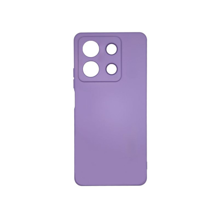 Θήκη Πλάτης Σιλικόνης Soft για Xiaomi Poco M6 Pro 4G - Χρώμα: Λιλά
