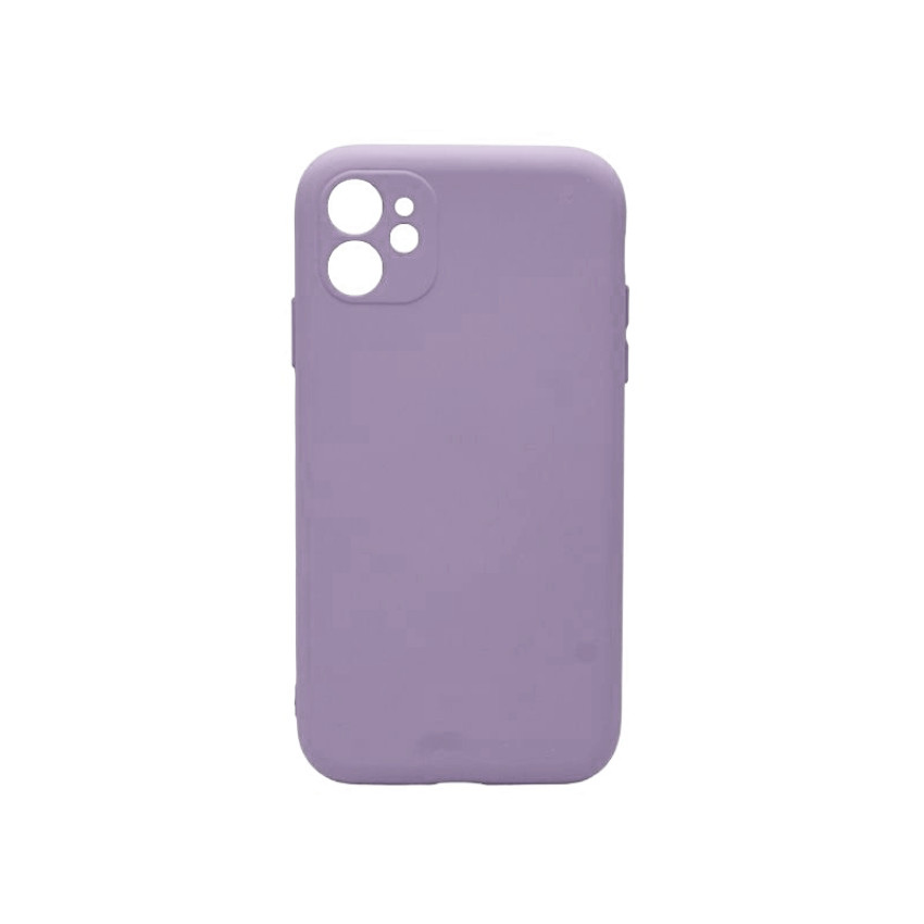 Θήκη Πλάτης Σιλικόνης Soft για Apple iPhone 11 - Χρώμα: Λιλά