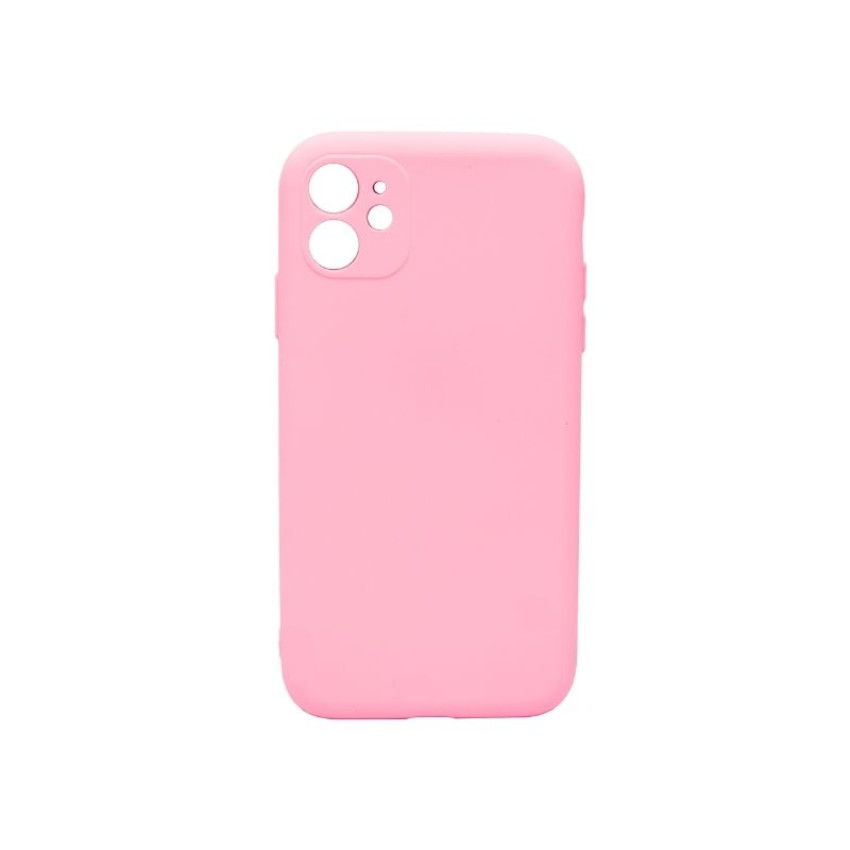 Θήκη Πλάτης Σιλικόνης Soft για iPhone 11 - Χρώμα: Ρόζ