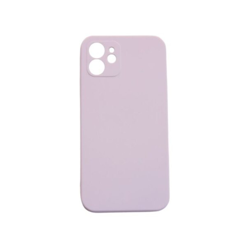 Θήκη Πλάτης Σιλικόνης Soft για Apple iPhone 12 Mini - Χρώμα: Μώβ