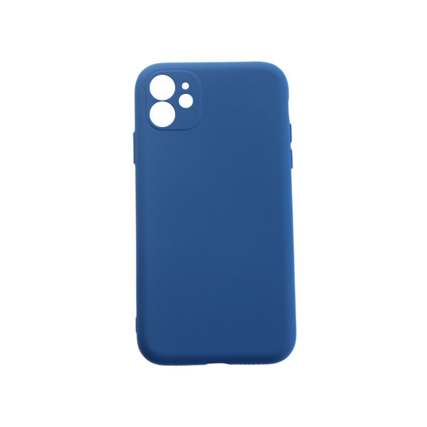 Θήκη Πλάτης Σιλικόνης Soft για Iphone 12 - Χρώμα: Μπλέ