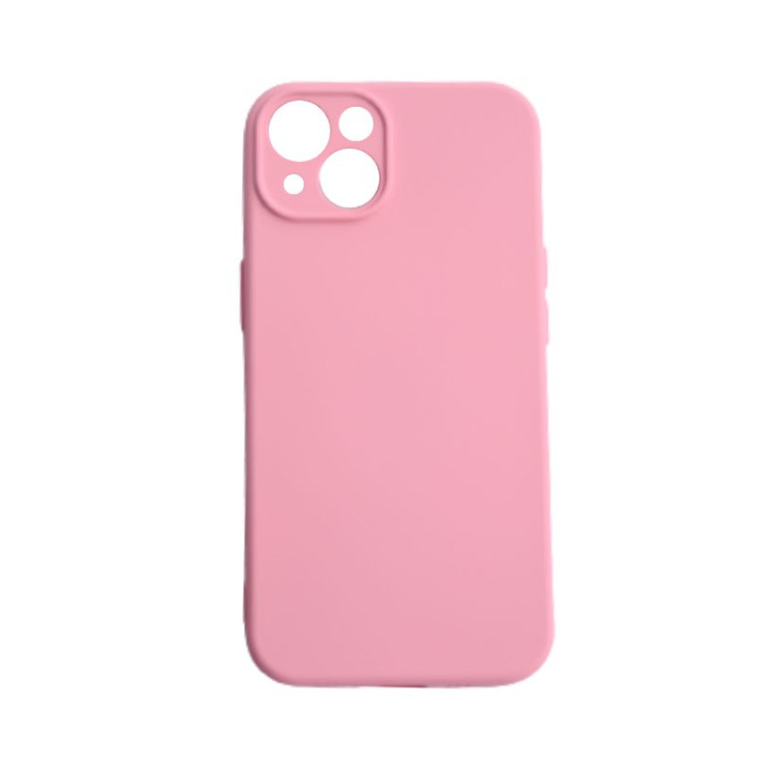 Θήκη Πλάτης Σιλικόνης Soft για Apple iPhone 15 - Χρώμα: Ροζ
