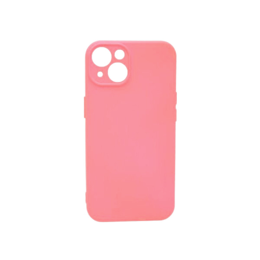 Θήκη Πλάτης Σιλικόνης Απλή για Apple iPhone 13 Pro - Χρώμα: Ρόζ