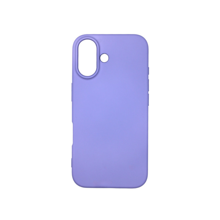Θήκη Πλάτης Σιλικόνης Soft για Apple iPhone 16 Plus - Χρώμα: Λιλά