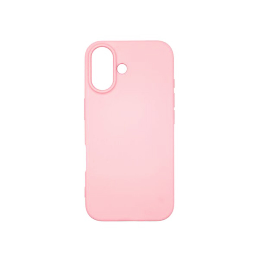 Θήκη Πλάτης Σιλικόνης Soft για Apple iPhone 16 Plus - Χρώμα: Ρόζ