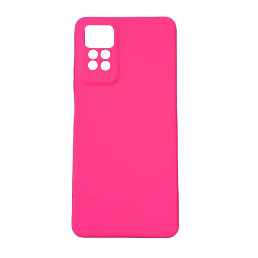 Θήκη Πλάτης Σιλικόνης Soft για Xiaomi Redmi Note 11 Pro - Χρώμα: Φούξια