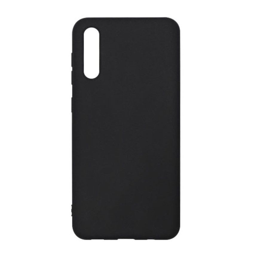 Θήκη Πλάτης Σιλικόνης Soft για Samsung Galaxy A50 - Χρώμα: Μαύρο