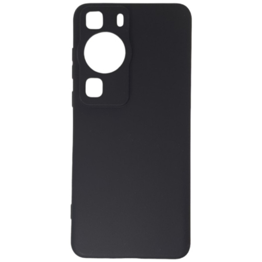 Θήκη Πλάτης Σιλικόνης Soft για Huawei P60 Pro - Χρώμα: Μαύρο