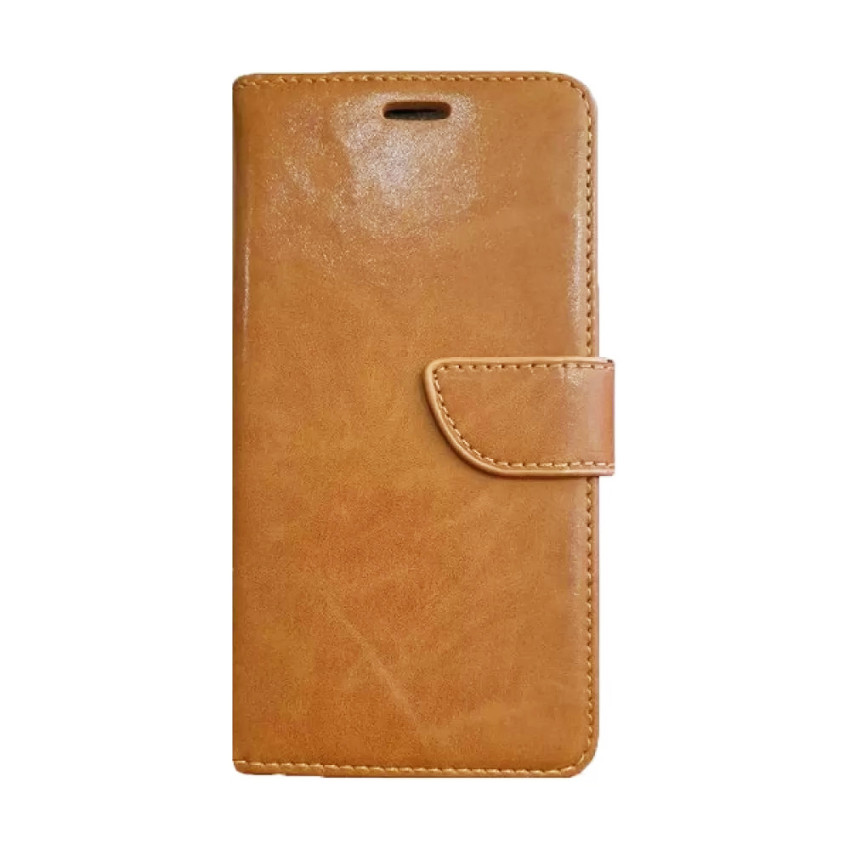 Θήκη Βιβλίο με Κλίπ για Xiaomi Redmi 9T - Χρώμα: Ανοιχτό Καφέ
